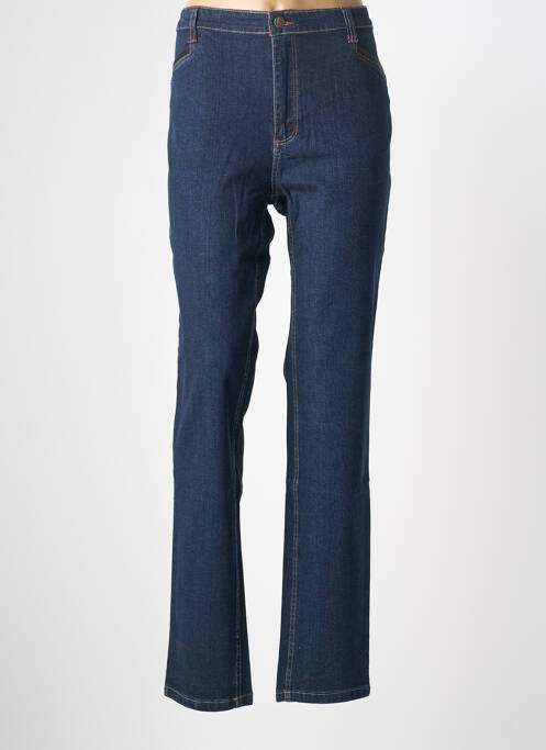 Jeans coupe slim tissage brut taille normale bleu WALTRON femme