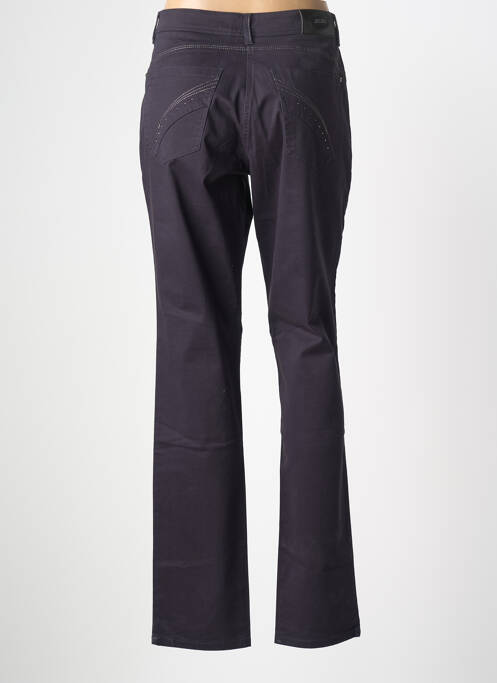 Pantalon droit stretch taille normale bleu JOCAVI femme