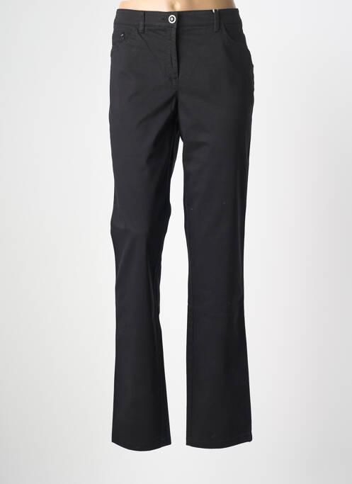 Pantalon droit stretch taille normale noir JOCAVI femme