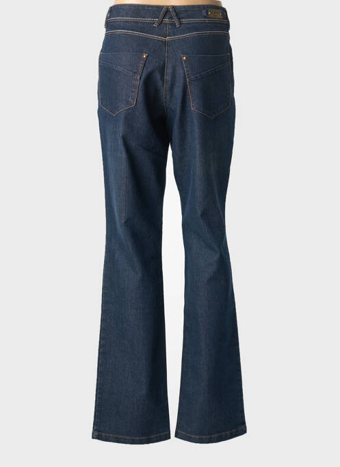 Jeans coupe droite taille normale taille normale bleu JOCAVI femme