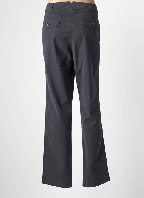 Pantalon chino tissage popeline taille normale gris JOCAVI femme