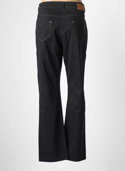 Jeans coupe droite stretch taille normale noir CLAUDE DE SAIVRE femme