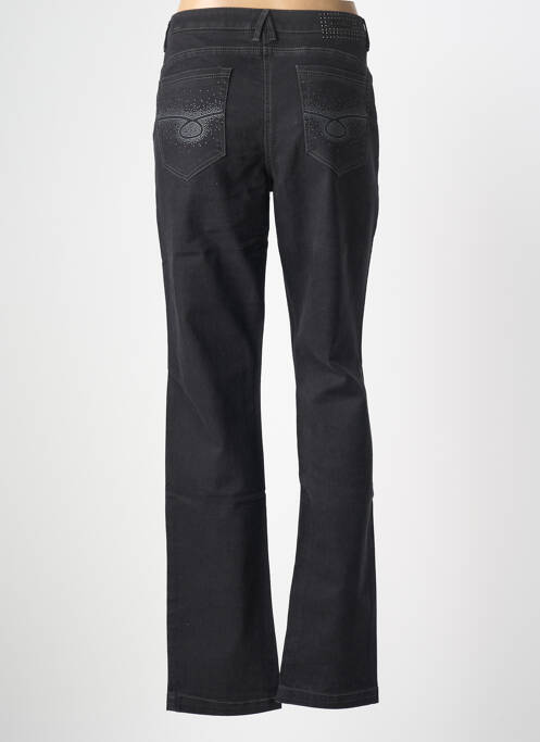 Jeans coupe droite taille normale taille normale noir JOCAVI femme