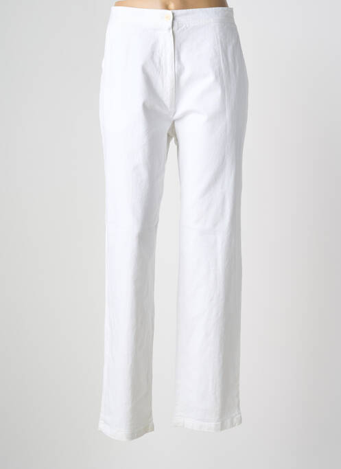 Jeans coupe droite blanc ARMOR LUX femme