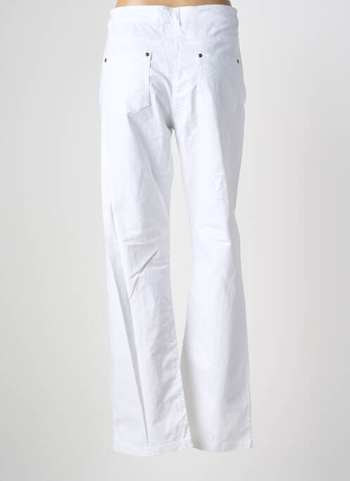 Jeans coupe droite blanc CLAUDE DE SAIVRE femme