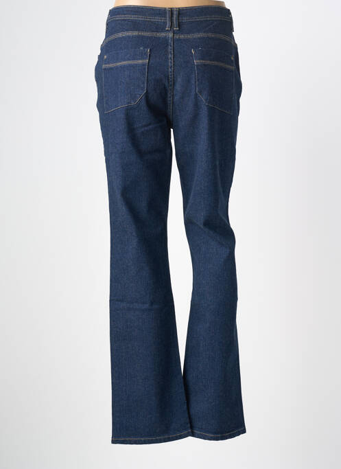 Jeans coupe droite bleu CLAUDE DE SAIVRE femme