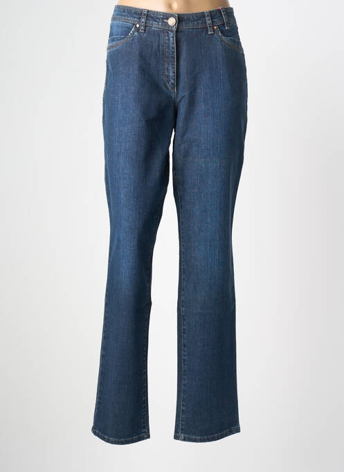 Jeans coupe droite bleu JOCAVI femme