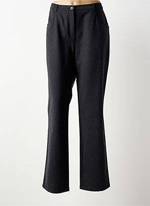Pantalon droit taille élastique taille normale gris LEWINGER femme
