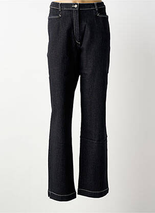 Jeans coupe droite stretch taille normale noir ARMOR LUX femme