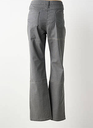 Jeans coupe droite stretch taille normale gris CLAUDE DE SAIVRE femme