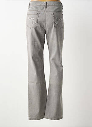 Jeans coupe slim stretch taille normale gris CLAUDE DE SAIVRE femme