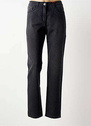 Jeans coupe slim stretch taille normale noir JOCAVI femme