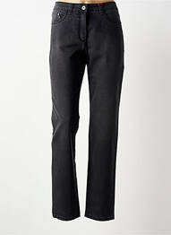 Jeans coupe slim stretch taille normale noir JOCAVI femme