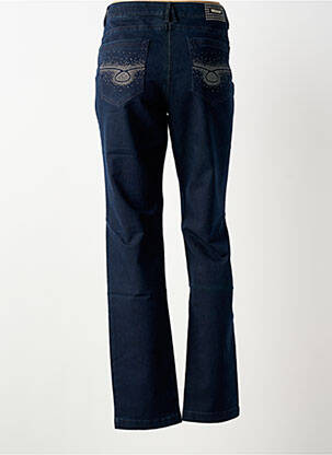 Jeans coupe slim tissage brut taille normale bleu JOCAVI femme
