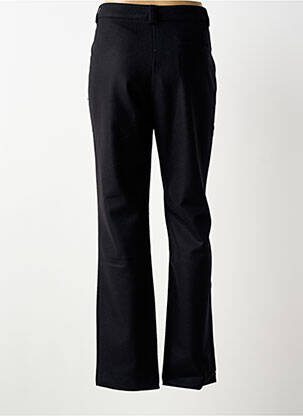 Pantalon chino fermeture zippée sous rabat boutonné taille normale noir ARMOR LUX femme