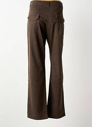 Pantalon droit tissage popeline taille normale marron ARMOR LUX femme