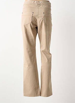 Pantalon slim tissage popeline taille normale beige ARMOR LUX femme