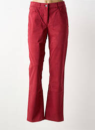Pantalon slim tissage popeline taille normale rouge ATELIER GARDEUR femme