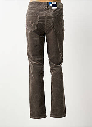Pantalon slim stretch taille normale gris ATELIER GARDEUR femme