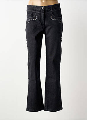 Jeans coupe slim stretch taille normale noir LEWINGER femme