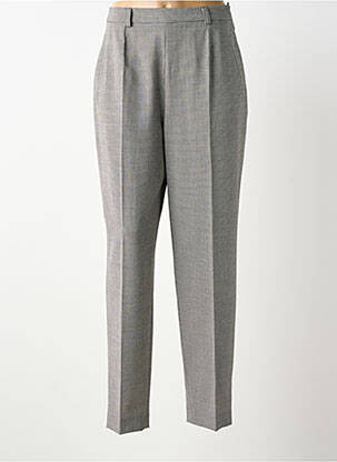 Pantalon droit coupe carotte taille haute noir PIER BÉ femme