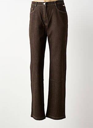 Jeans coupe droite marron ARMOR LUX femme