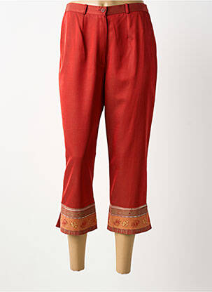 Pantacourt orange PIER BÉ femme