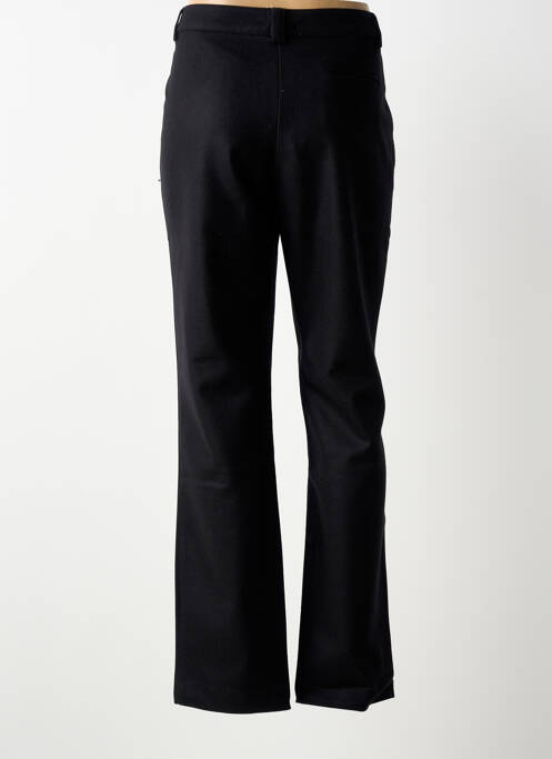 Pantalon chino fermeture zippée sous rabat boutonné taille normale noir ARMOR LUX femme