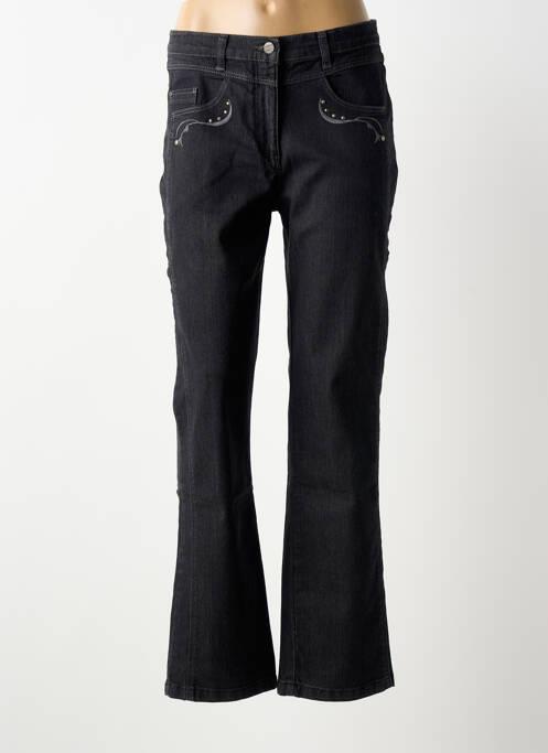 Jeans coupe slim stretch taille normale noir LEWINGER femme