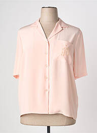 Chemisier manches courtes manches courtes rose PIER BÉ femme