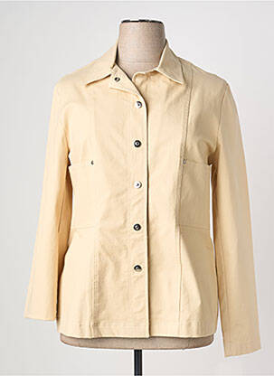 Veste casual col chemisier beige BIESSE femme