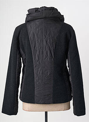 Manteau court poches sans capuche noir KATMAI femme