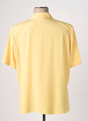 Chemisier manches courtes manches courtes jaune PRUNELLE femme