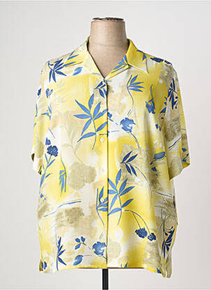 Chemisier jaune CLAUDE DE SAIVRE femme