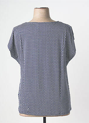 T-shirt imprimé fantaisie manches courtes bleu SHEEGO femme
