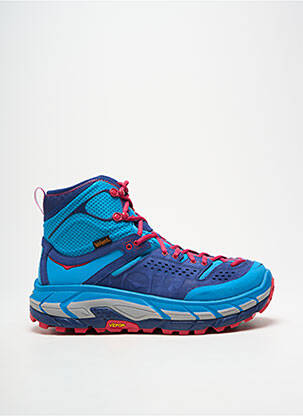 Baskets matière lisse talon de 4 à 6cm bleu clair HOKA ONE ONE femme