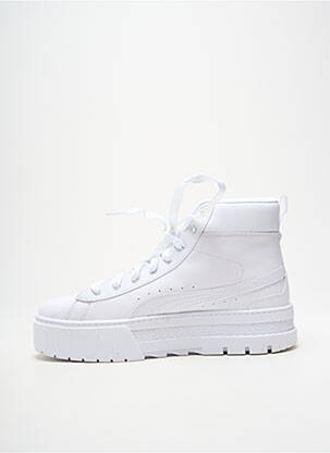 Baskets plateforme talon de 4 à 6cm blanc PUMA femme