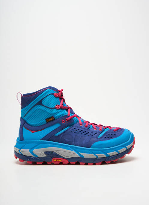 Baskets matière lisse talon de 4 à 6cm bleu clair HOKA ONE ONE femme