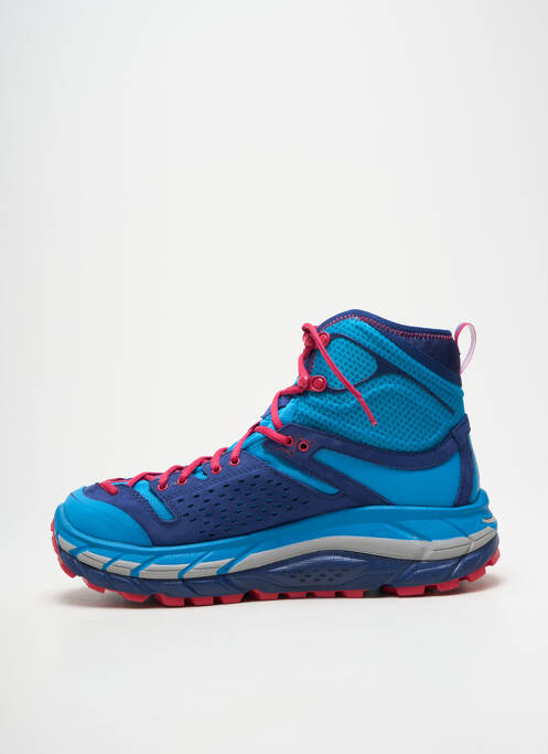 Baskets matière lisse talon de 4 à 6cm bleu clair HOKA ONE ONE femme