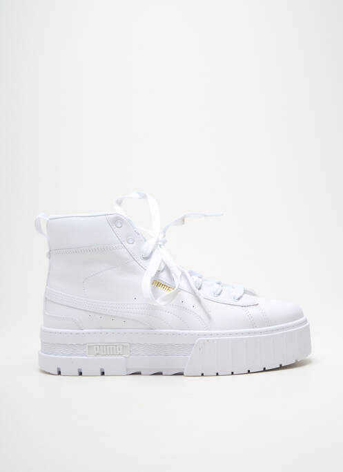 Baskets plateforme talon de 4 à 6cm blanc PUMA femme