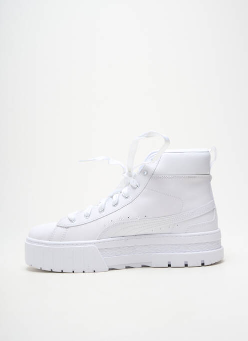 Baskets plateforme talon de 4 à 6cm blanc PUMA femme