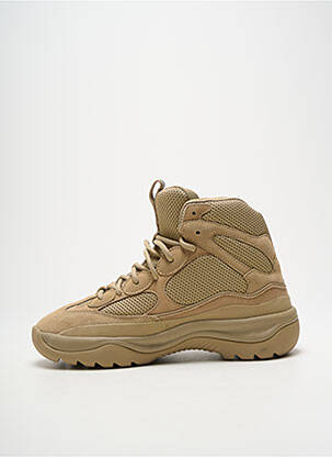 Baskets bout rond talon de 4 à 6cm beige SEASON 7 femme