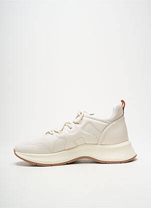Baskets bout rond bout rond blanc HOGAN unisexe