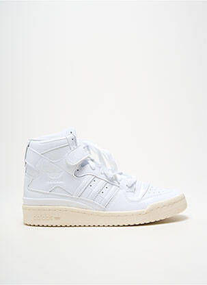 Baskets matière lisse talon plat jusqu'à 3cm blanc ADIDAS femme