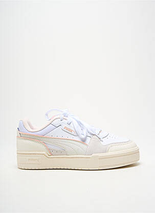 Baskets bout rond bout rond blanc PUMA unisexe
