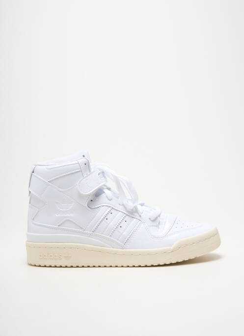 Baskets matière lisse talon plat jusqu'à 3cm blanc ADIDAS femme