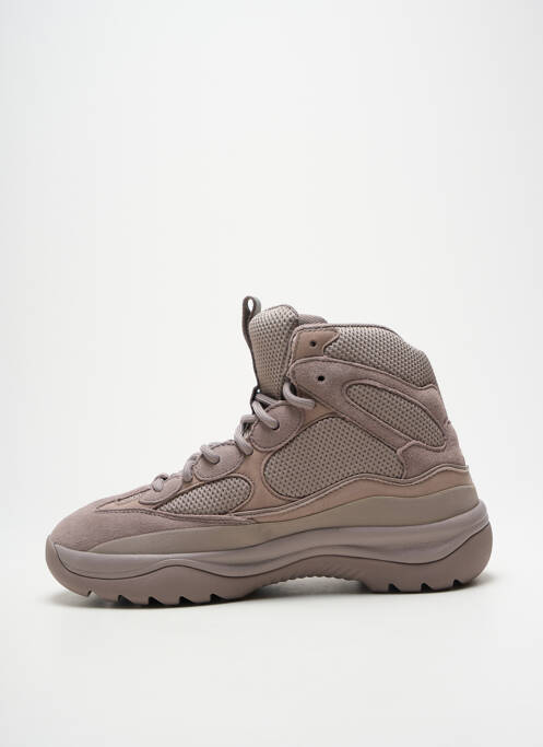 Baskets bout rond talon de 4 à 6cm gris SEASON 7 femme