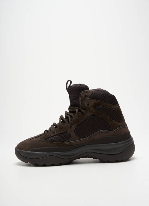 Baskets bout rond talon de 4 à 6cm marron SEASON 7 femme