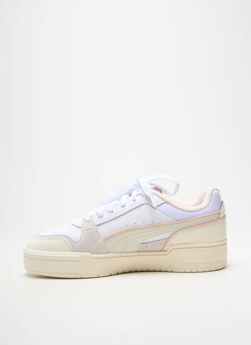 Baskets bout rond bout rond blanc PUMA unisexe