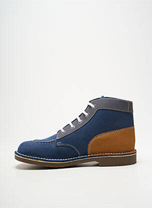 Bottines/boots talon bas talon plat jusqu'à 3cm bleu KICKERS femme
